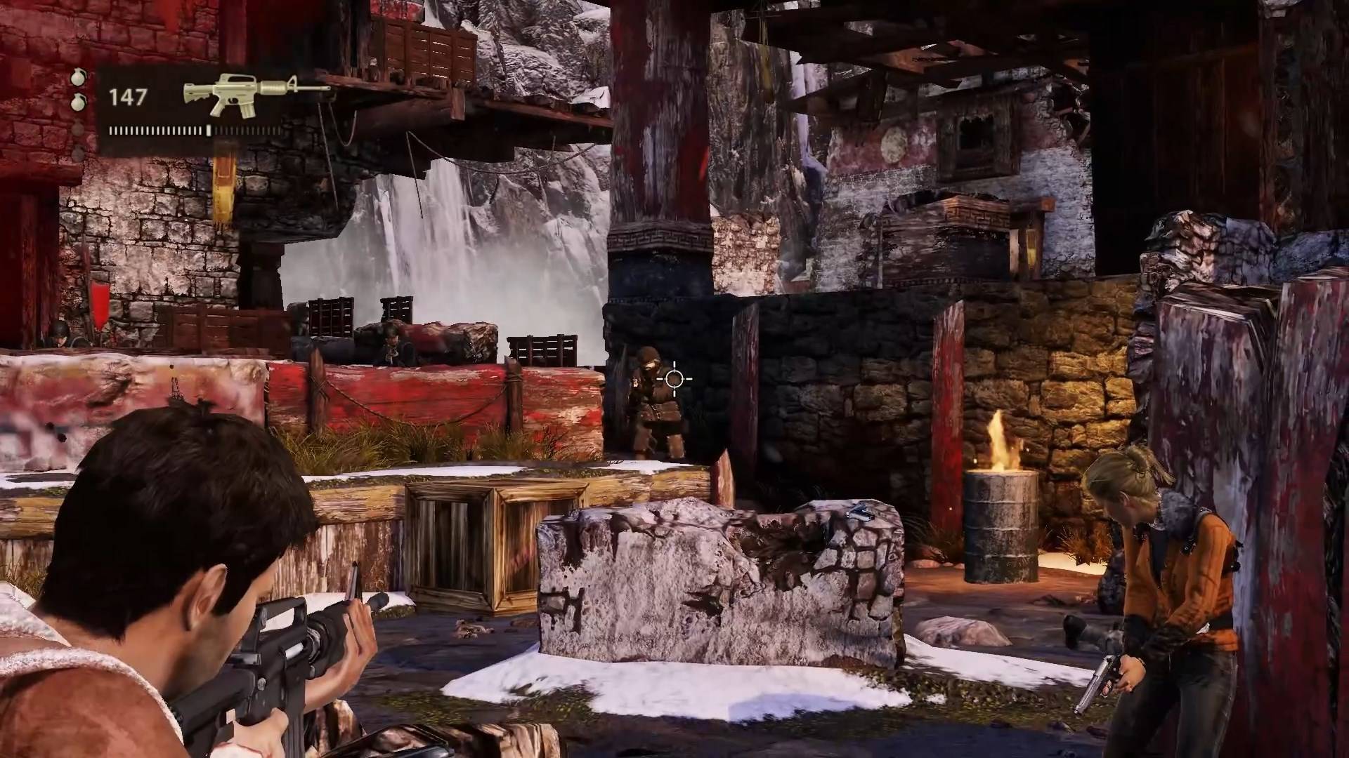 Uncharted 2 Among Thieves - геймплей игры на PlayStation 3